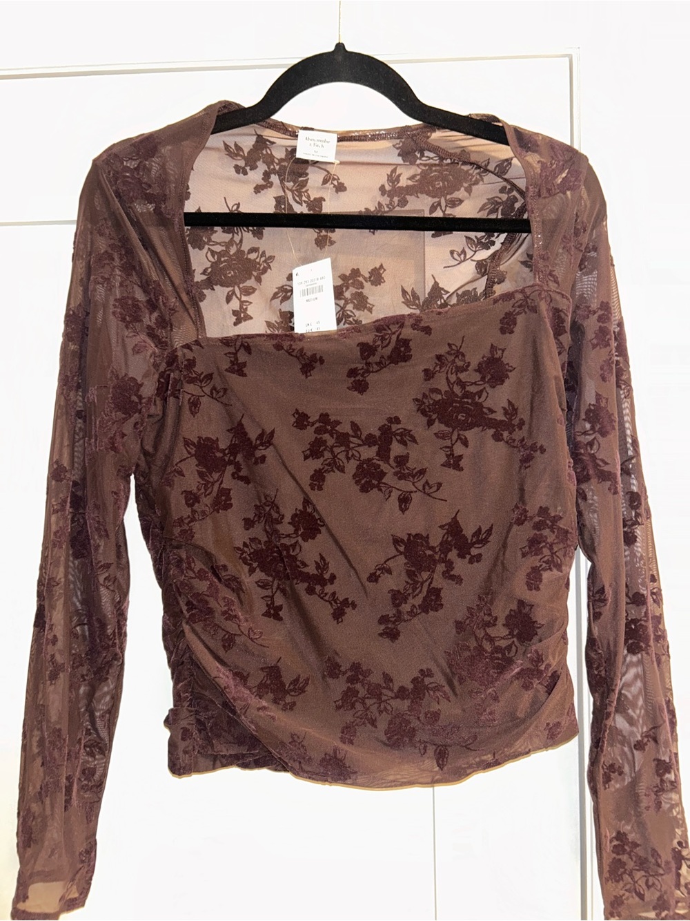 Abercrombie Bra-Free Mesh Long Sleeve